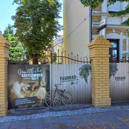 Pension Zur Elbe Wittenberg ภายนอก รูปภาพ